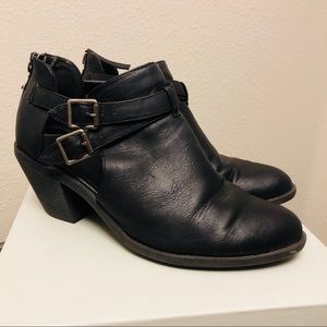 Madden Girl Moto Buckle Booties